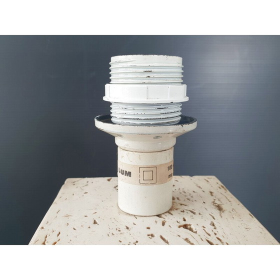 Image 1 of Pied de lampe vintage en travertin, 1970
