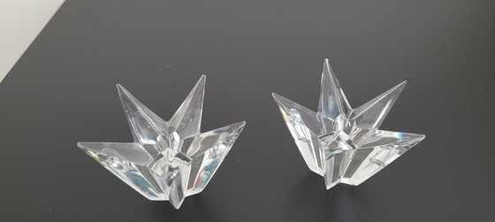 Image 1 of 2 chandeliers Vintage Thomas en cristal en forme d'étoile