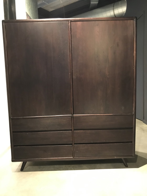 Image 1 of Armoire de rangement en bois de teck massif