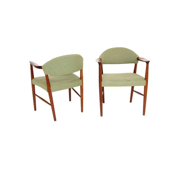 Image 1 of Paire de fauteuils vintage de Kurt Olsen pour Slagelse Möbelvaerk, 1950