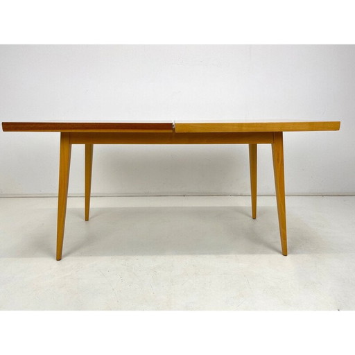 Table basse vintage en finition brillante, Tchécoslovaquie, années 1960