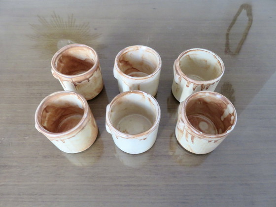 Image 1 of Série De 6 Pots À Épices En Céramique, Vallauris, France, 1960