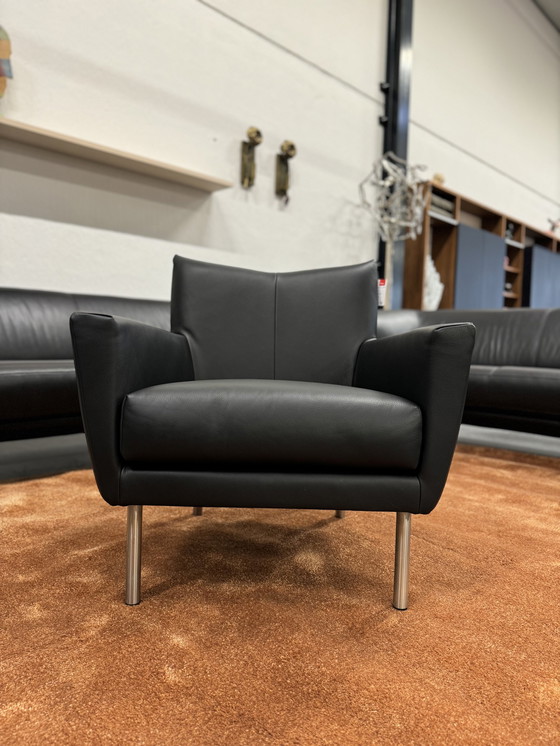 Image 1 of Design On Stock Toma Armchair Black Leather