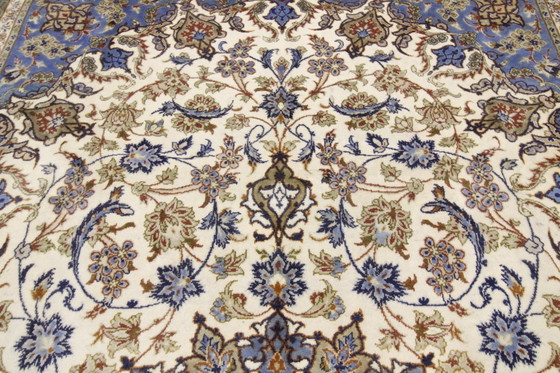 Image 1 of Tapis persan original noué à la main Isfahan 381 X 255 cm Très bon état Fin