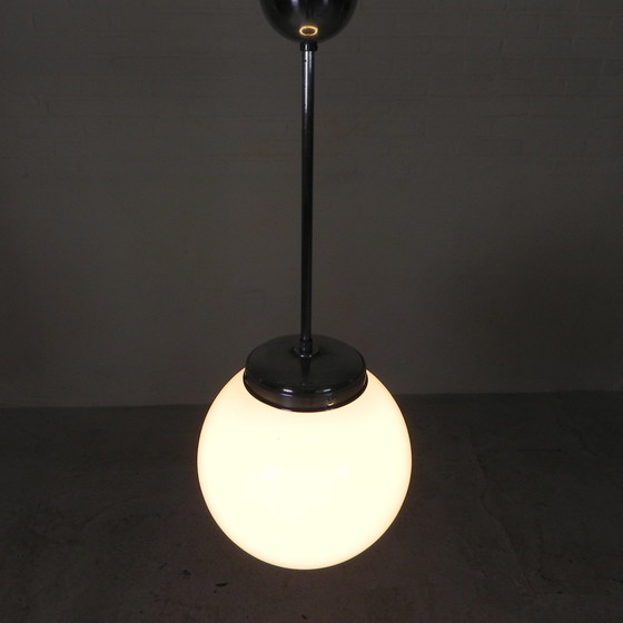 Image 1 of Lampe suspendue Art Déco avec ampoule blanche, années 1930