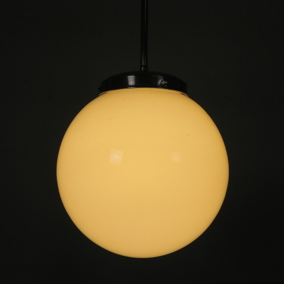 Image 1 of Lampe suspendue Art Déco avec ampoule blanche, années 1930