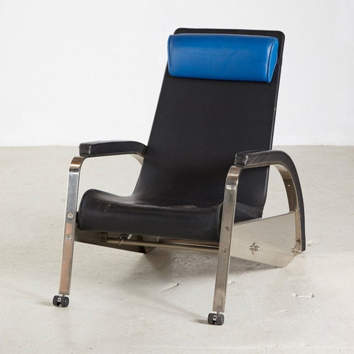 Chaise longue vintage par Jean Prouvé pour Tecta 1980