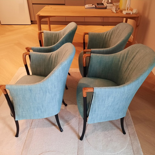 4x Fauteuils Giorgetti Progretti