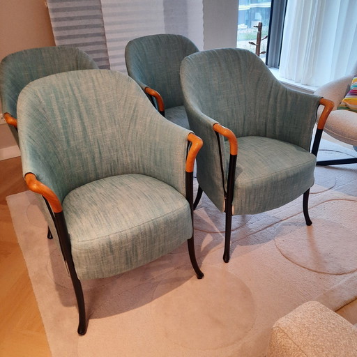 4x Fauteuils Giorgetti Progretti