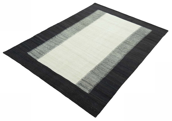 Image 1 of Designer Kelim Fars tissé à la main - Nouveau 212 X 156 cm (Nouveau)