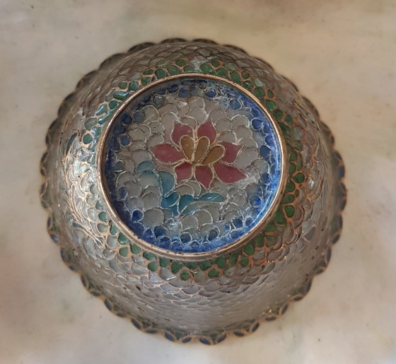 Image 1 of Bol chinois Vintage Plique-A-Jour