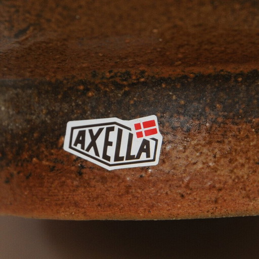 Lampe de table vintage en céramique de forme organique par Axella Stentøj, Danemark 1960