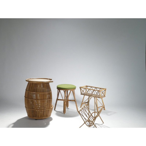 Image 1 of Ensemble de décoration de jardin vintage par Audoux Minet - années 1950