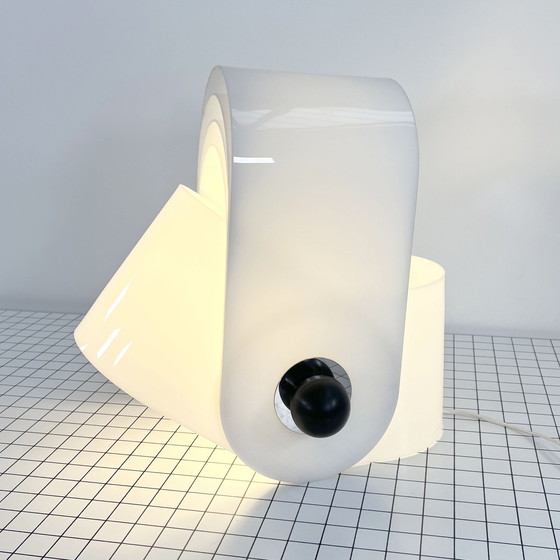 Image 1 of Lampe Gherpe blanche de Superstudio pour le Design Centre Poltronova, 1968