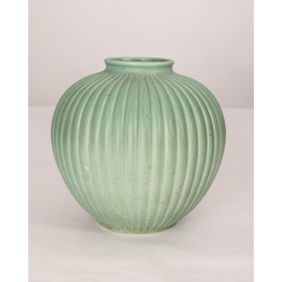 Image 1 of Vase vintage en céramique de Giovanni Gariboldi pour Richard Ginori, Italie 1950