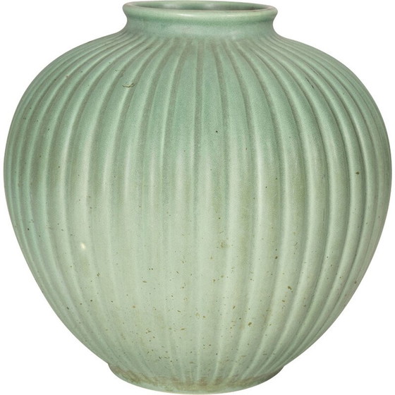 Image 1 of Vase vintage en céramique de Giovanni Gariboldi pour Richard Ginori, Italie 1950