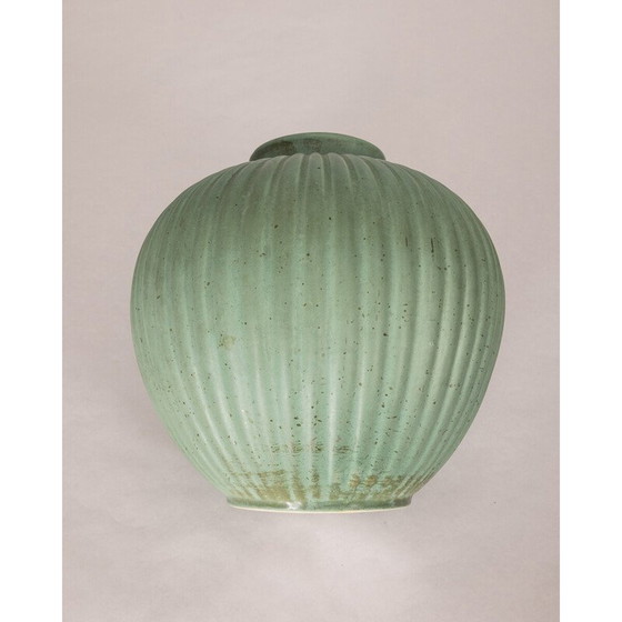 Image 1 of Vase vintage en céramique de Giovanni Gariboldi pour Richard Ginori, Italie 1950