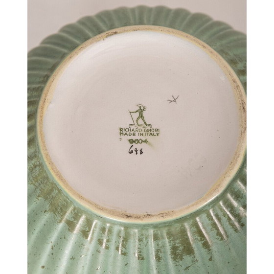 Image 1 of Vase vintage en céramique de Giovanni Gariboldi pour Richard Ginori, Italie 1950