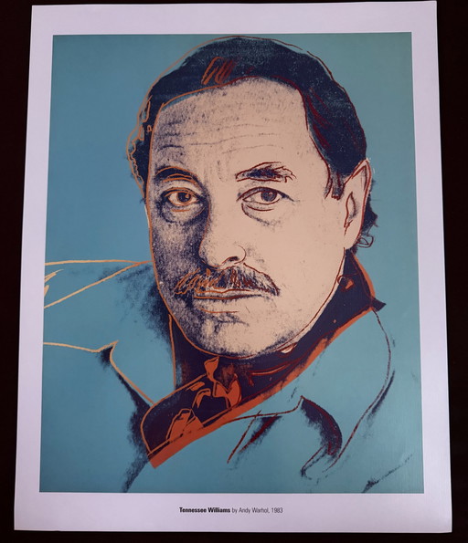 Andy Warhol : "Tennessee Williams, 1983". ©2007 Fondation Andy Warhol pour les arts visuels, New York.