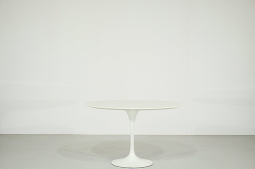 Table de salle à manger Saarinen en stratifié blanc - 1990S