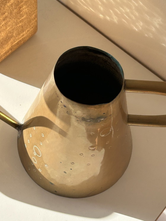 Image 1 of Hayno Focken Burg Giebichenstein 1930 Pot à cactus Bauhaus laiton