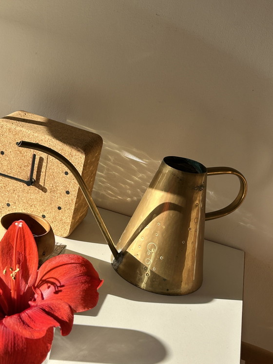 Image 1 of Hayno Focken Burg Giebichenstein 1930 Pot à cactus Bauhaus laiton