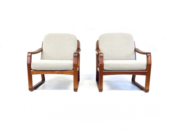 Image 1 of 2X Fauteuil Dyrlund, années 1960