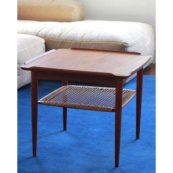 Image 1 of Table d'appoint vintage en teck par Poul Jensen pour Selig for Jensen, 1960