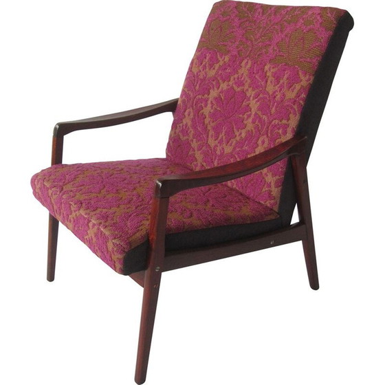 Image 1 of Fauteuil vintage en violet de Jitona, Tchécoslovaquie 1965
