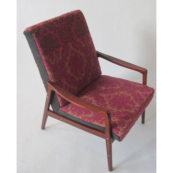 Image 1 of Fauteuil vintage en violet de Jitona, Tchécoslovaquie 1965
