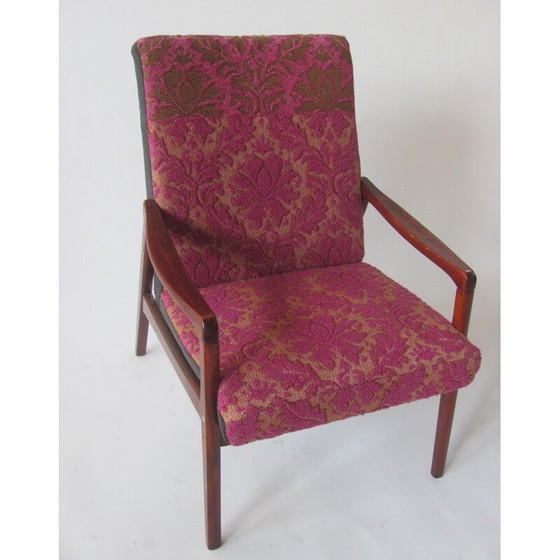 Image 1 of Fauteuil vintage en violet de Jitona, Tchécoslovaquie 1965