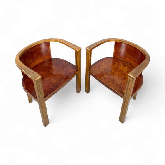 Image 1 of Paire de fauteuils modernes allemands des années 1930