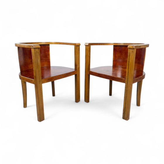 Image 1 of Paire de fauteuils modernes allemands des années 1930