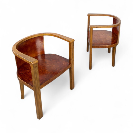 Image 1 of Paire de fauteuils modernes allemands des années 1930