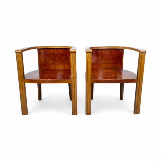 Image 1 of Paire de fauteuils modernes allemands des années 1930