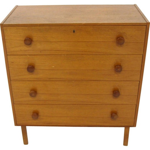 Commode scandinave vintage en teck, Suède 1960