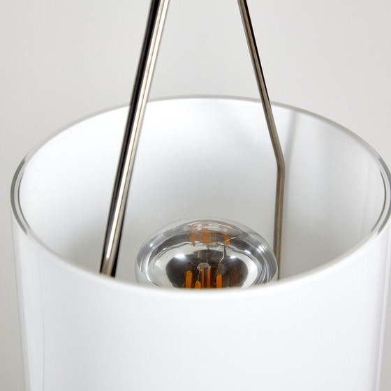 Image 1 of Lampe suspendue vintage "Soho" en verre opalin par Gunnel Svensson pour Bsweden, 2000