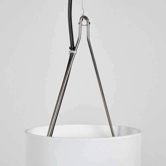 Image 1 of Lampe suspendue vintage "Soho" en verre opalin par Gunnel Svensson pour Bsweden, 2000