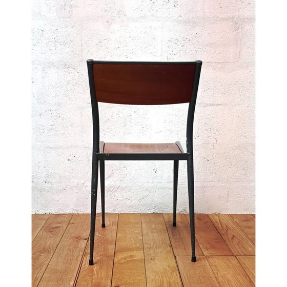 Image 1 of Chaise vintage en métal "Mullca 510", années 1950