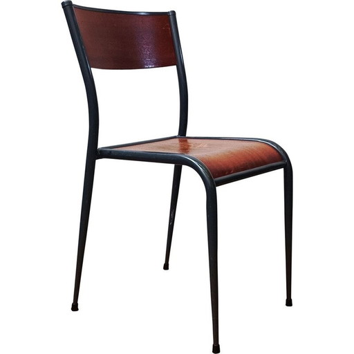 Chaise vintage en métal "Mullca 510", années 1950