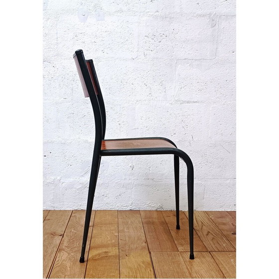 Image 1 of Chaise vintage en métal "Mullca 510", années 1950