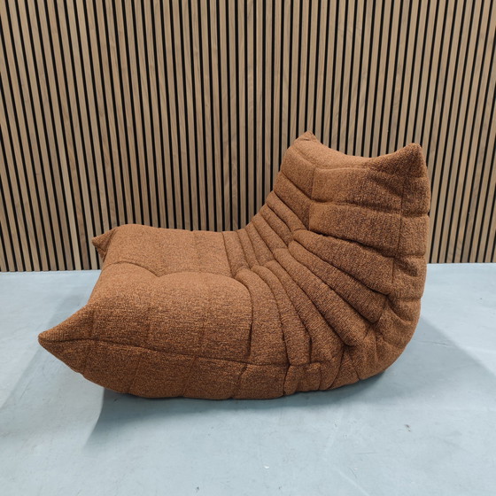 Image 1 of Ligne Roset Togo 1 Seater Orange/Brown