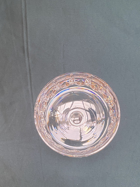 Image 1 of Set 7X verres à dessert ou à cocktail en cristal à taille profonde