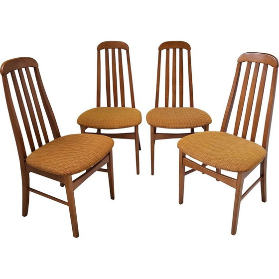 Image 1 of Ensemble de 4 chaises vintage par Jentique, 1970