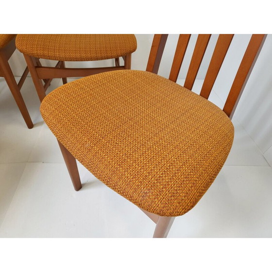 Image 1 of Ensemble de 4 chaises vintage par Jentique, 1970