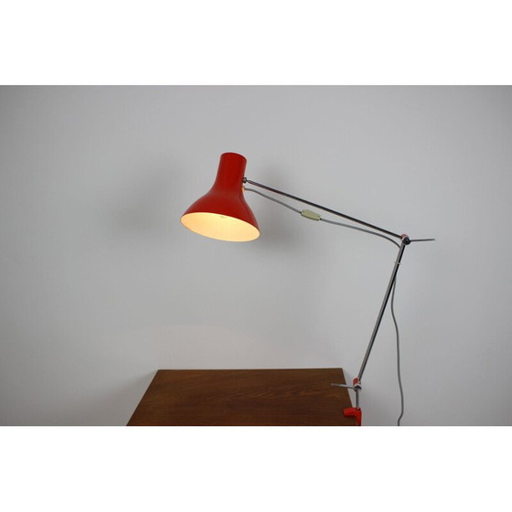 Image 1 of Lampe de table réglable en métal laqué vintage, Tchécoslovaquie 1960