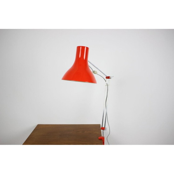Image 1 of Lampe de table réglable en métal laqué vintage, Tchécoslovaquie 1960