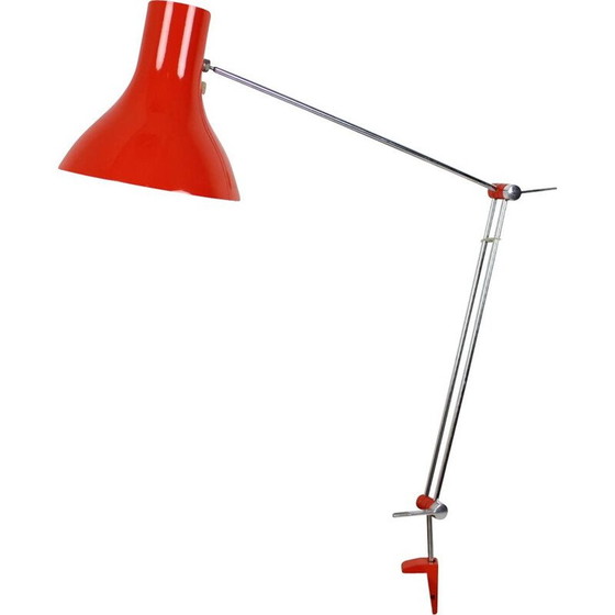 Image 1 of Lampe de table réglable en métal laqué vintage, Tchécoslovaquie 1960