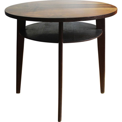 Table basse en bois du milieu du siècle, Tchécoslovaquie années 1960