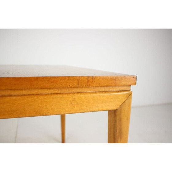 Image 1 of Table en bois du milieu du siècle Dřevotvar, Tchécoslovaquie Années 1960